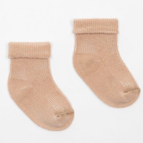 Носки детские, цвет бежевый, размер 8
