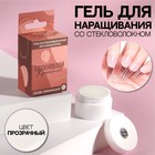 Fiber Gel для наращивания ногтей «ВДОХНОВЛЯЙ КРАСОТОЙ», со стекловолокном, LED/UV, 15 мл, в картонной коробке, цвет прозрачный 6247917 - фото 6816730