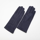 Перчатки женские, безразмерные, без утеплителя, цвет тёмно-синий - фото 6816826