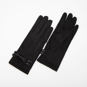 Women's gloves, dimensionless, without insulation, black color