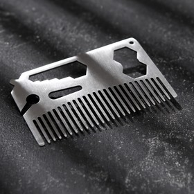 Comb Multitule for hair, beard and mustache metal