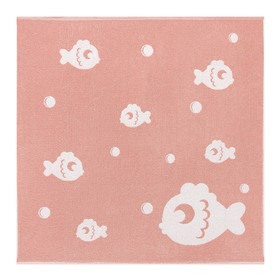 Махровое полотенце «Рыбки», размер 100x100 см