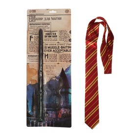 Набор для магии «Юный волшебник» (очки+ палочка+ галстук)