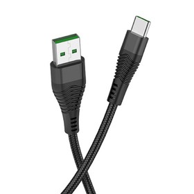 Кабель Hoco U53, USB - Type-C, 5 А, 1.2 м, черный