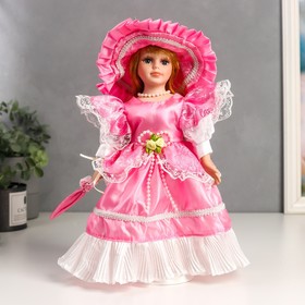 Кукла коллекционная керамика ′Леди Марго в розовом платье′ 30 см в Донецке