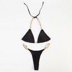 Купальник раздельный MINAKU цвет чёрный, р-р 46 - фото 800498495