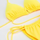 Купальник раздельный MINAKU цвет жёлтый, р-р 46 - фото 800498588