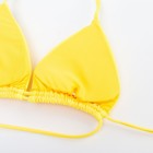 Купальник раздельный MINAKU цвет жёлтый, р-р 46 - фото 800498589