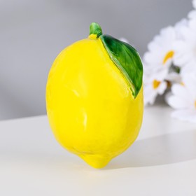 Сувенир "Лимон", ярославская майолика, h=9