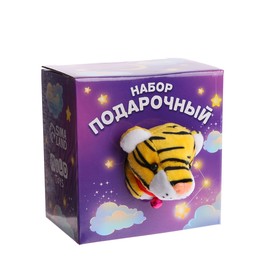 Мягкая игрушка «Тигрёнок с колокольчиком с книжкой и раскрасками», МИКС в Донецке
