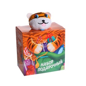 Мягкая игрушка «Тигрёнок с книжкой и раскрасками» в Донецке
