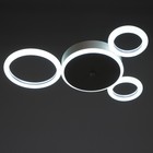 Люстра с ПДУ 2033/3 LED 68Вт белый 47х40х4,5 см - фото 800503764