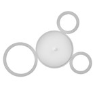 Люстра с ПДУ 2033/3 LED 68Вт белый 47х40х4,5 см - фото 800503767