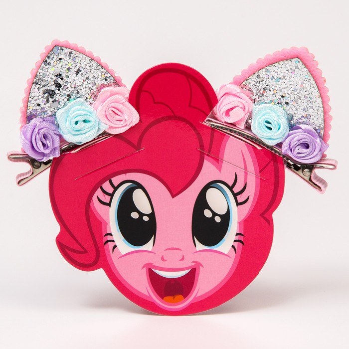 Заколки-ушки для волос "Пинки Пай", My Little Pony, 2 шт - фото 3716015