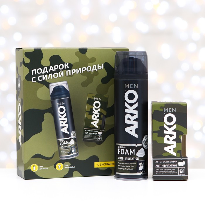 Arko men пена для бритья 200мл anti-irritation