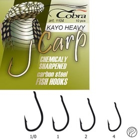 Крючки Cobra CARP KAYO HEAVY сер.1104NSB разм.002 10шт. 7595218