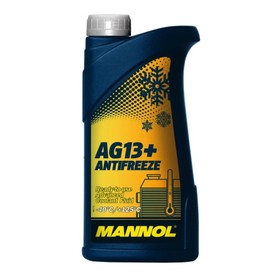 Антифриз MANNOL Antifreeze AG13+ Advanced -40С, желтый, 1 л 3946652