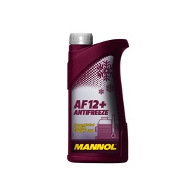 Антифриз MANNOL концентрат Antifreeze AF12+ Longlife, красный, 1 л 3946657
