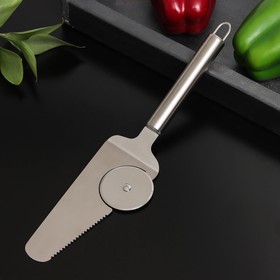 Нож-лопатка для пиццы "Металлик" 410 сталь, 27 см