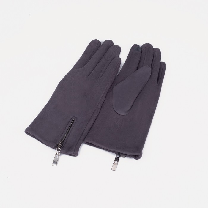Перчатки, размер 8, без утеплителя, цвет серый - фото 4202018
