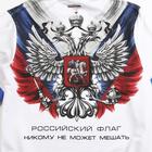 Толстовка Putin team, герб, белая, размер 46-48 - фото 16767