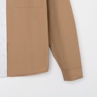 Рубашка женская MIST р.44-46, белый/бежевый - фото 800592680