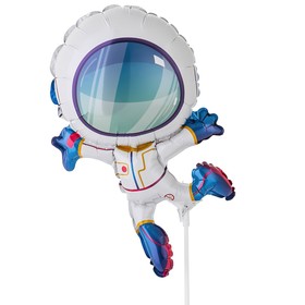 Шар фольгированный 14" «Космонавт», мини-фигура