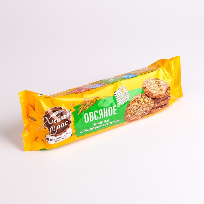 печенье сдобное хлебный спас овсяное злаковое ассорти.