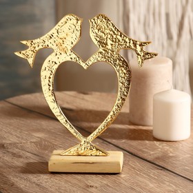 Сувенир "Влюблённые птички" на подставке 20х5х23 см в Донецке