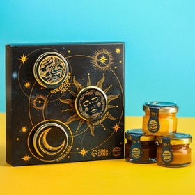 Подарочный набор «Желания»: шоколадная паста 30 г., крем-мёд с апельсином 30 г., карамель 30 г.