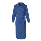 Платье женское с поясом MIST plus-size, р.54, синий - фото 800822176