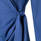 Платье женское с поясом MIST plus-size, р.54, синий - фото 800592913