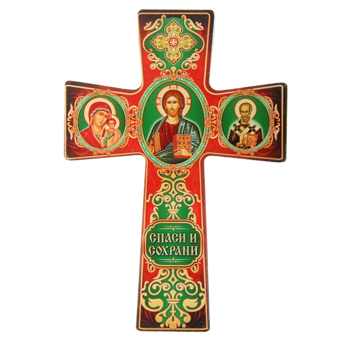 Крест с подвесом "Триптих" - фото 797616166