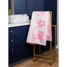 Полотенце махровое Cat love, размер 50х90 см, цвет розовый - фото 6869948
