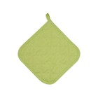 Прихватка Leaf green, размер 20х20 см, цвет зеленый - фото 6822832