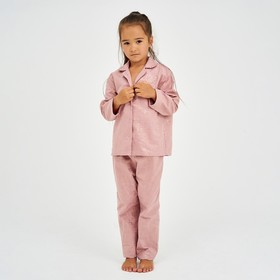 Пижама детская для девочки KAFTAN "Котики", р. 122-128, розовый