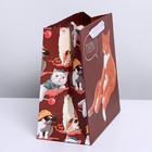 Пакет ламинированный квадратный «Котейка», 22 × 22 × 11 см 7150756