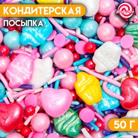 Кондитерская посыпка «Кекс по любви», 50 г