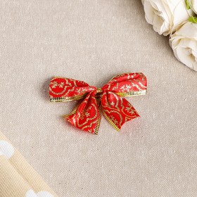 Бант праздничный ′Фантазия′, красный, 8 х 7 см в Донецке
