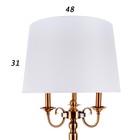 Торшер 19099/3 E27 40Вт золото - фото 800531001