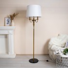 Торшер 19099/3 E27 40Вт золото - фото 800531003