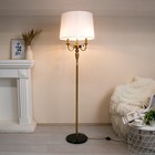 Торшер 19099/3 E27 40Вт золото - фото 800531004