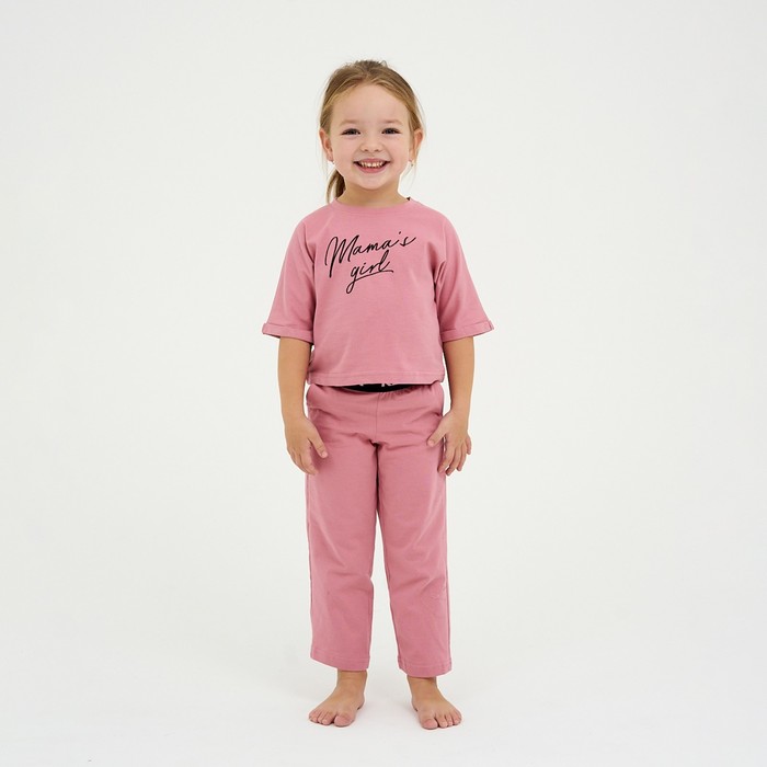 Пижама детская для девочки KAFTAN "Pink" рост 122-128 (34) - фото 1733302