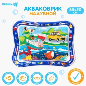Акваковрик развивающий для малышей «Транспорт», 65х50 см в Донецке
