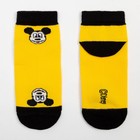 Носки Микки Маус, желтый, 12-14 см - фото 800532837