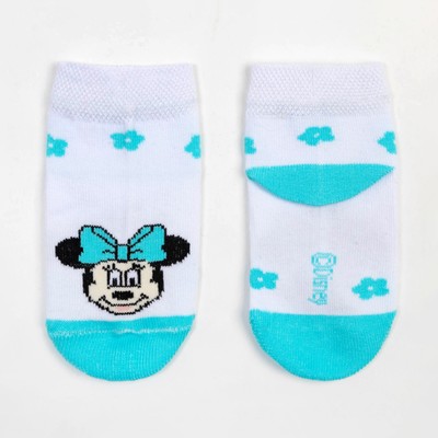 Носки "Minnie Mouse", Минни Маус, белый, 6-8 см