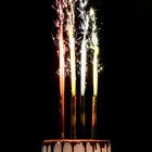 Набор тортовых свечей фонтанов "Неон", 17,5 см, 4 шт, цветное пламя - фото 800534536