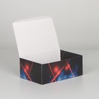 Коробка сборная «Настоящий мужик», 18 × 12 × 8 см 7323087