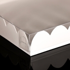 Коробочка для печенья, белая, 18 х 18 х 3 см 7184425