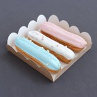 Коробочка для печенья, крафт, 12 х 12 х 3 см 7184427